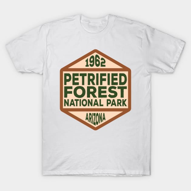 Petrified Forest National Park badge T-Shirt by nylebuss